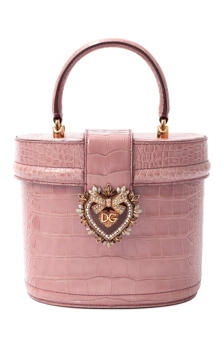 Женская сумка devotion из кожи аллигатора DOLCE & GABBANA, арт. BB6800/B2DE5/AMIS