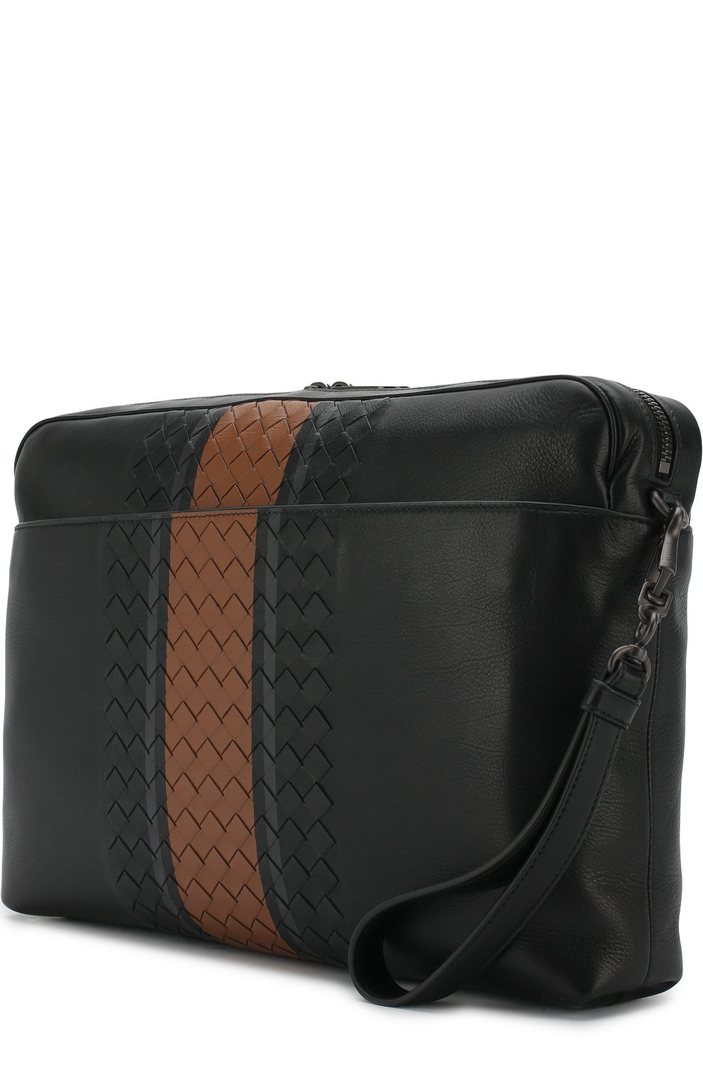 Кожаная сумка для документов с плетением intrecciato BOTTEGA VENETA, арт. 507992/VA100, фото 3