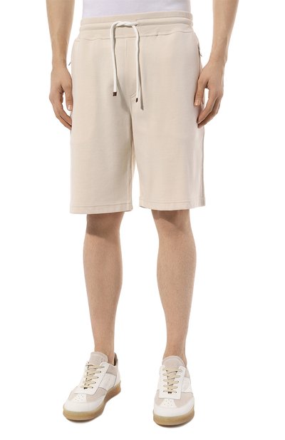 Хлопковые шорты BRUNELLO CUCINELLI, арт. M0T353242G, фото 3