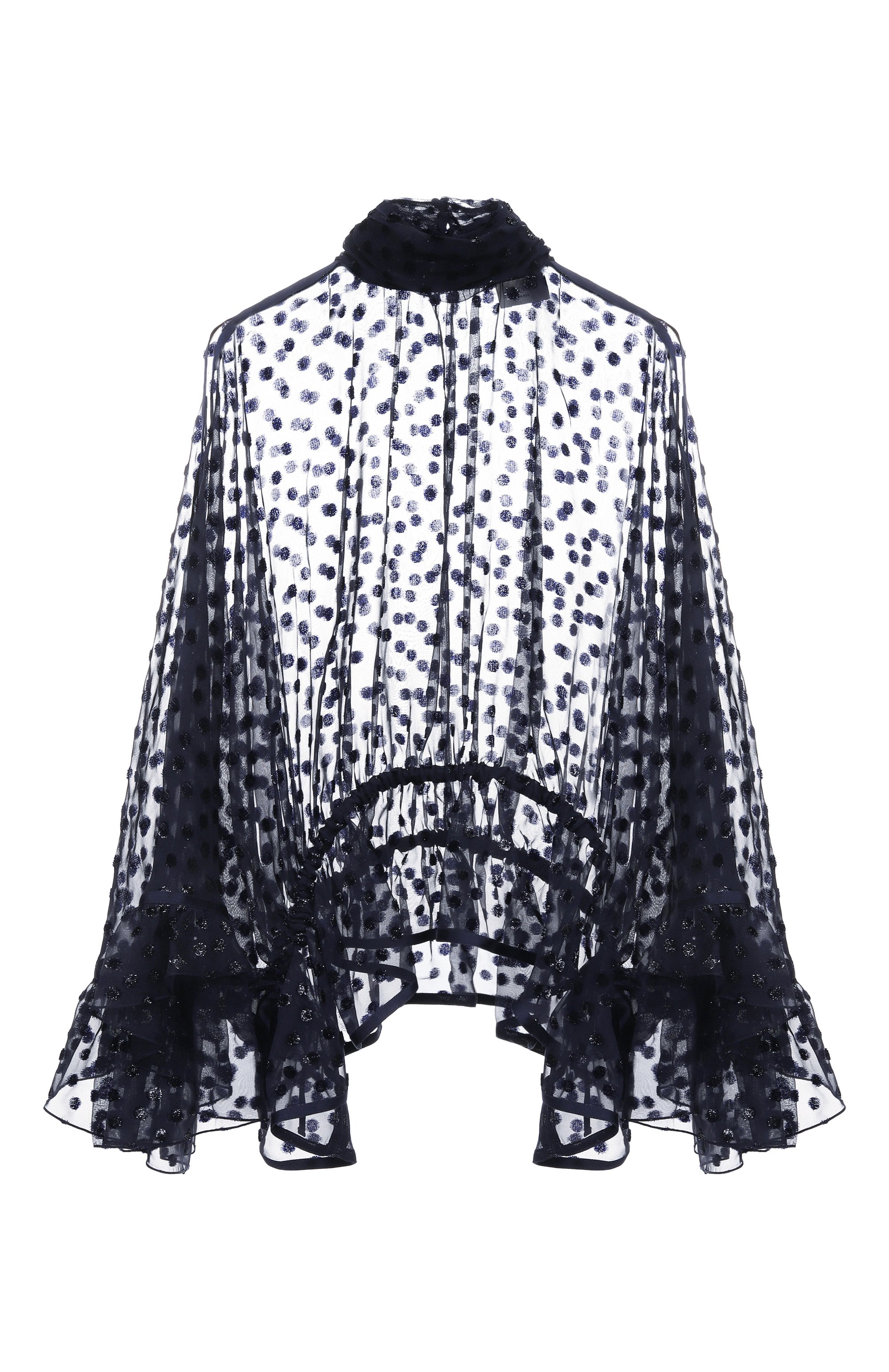 Шелковая блузка SAINT LAURENT, арт. 840792/Y631T,  фото 1