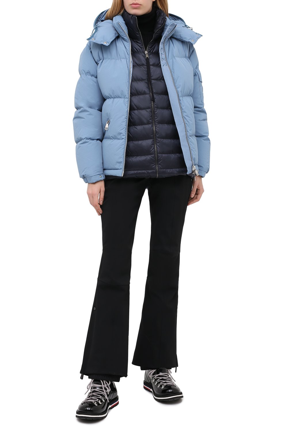 Пуховая куртка MONCLER темно-синего цвета по цене 82100 руб., арт. F2-093-9B512-00-A9018, фото 2 Пуховая куртка MONCLER, арт. F2-093-9B512-00-A9018, фото 2