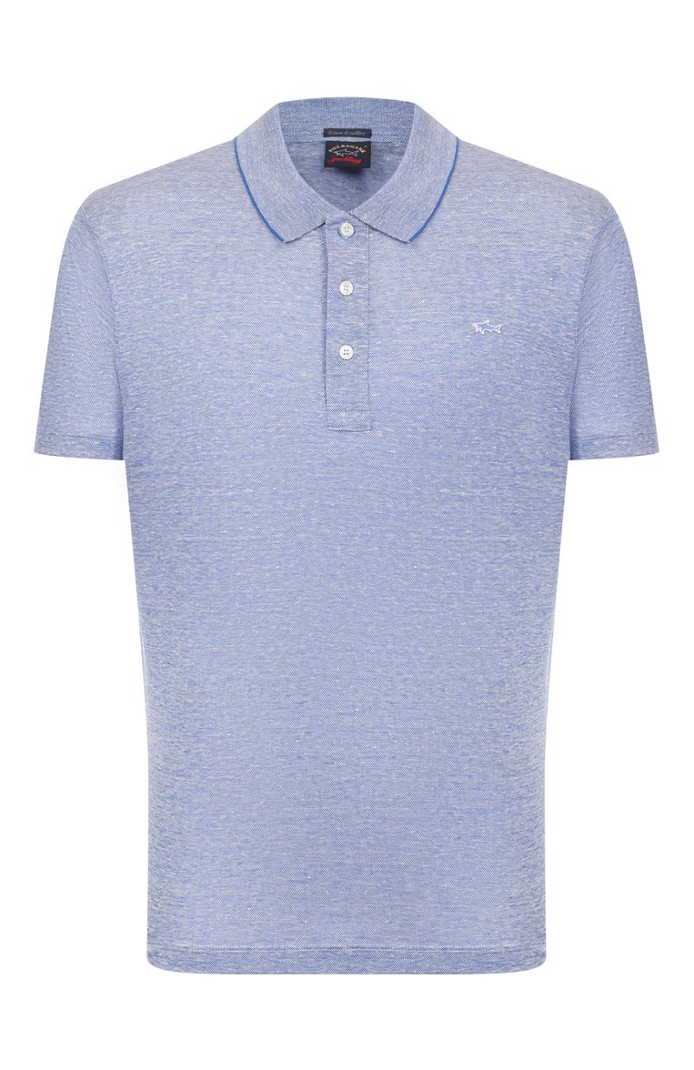 Поло изо льна и хлопка PAUL&SHARK, арт. 23411234, фото 1