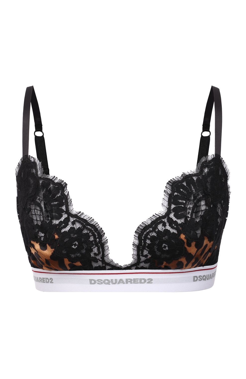 Бра-топ DSQUARED2 леопардового цвета по цене 37750 руб., арт. D8R083680, фото 1 Бра-топ DSQUARED2, арт. D8R083680, фото 1
