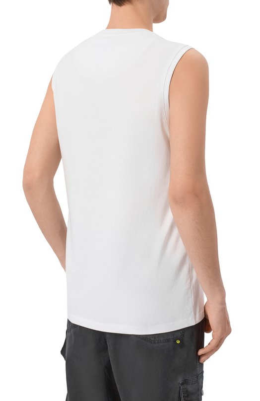 Хлопковая майка Dirk Bikkembergs BMT1564 Белый  BMT1564 Фото 4