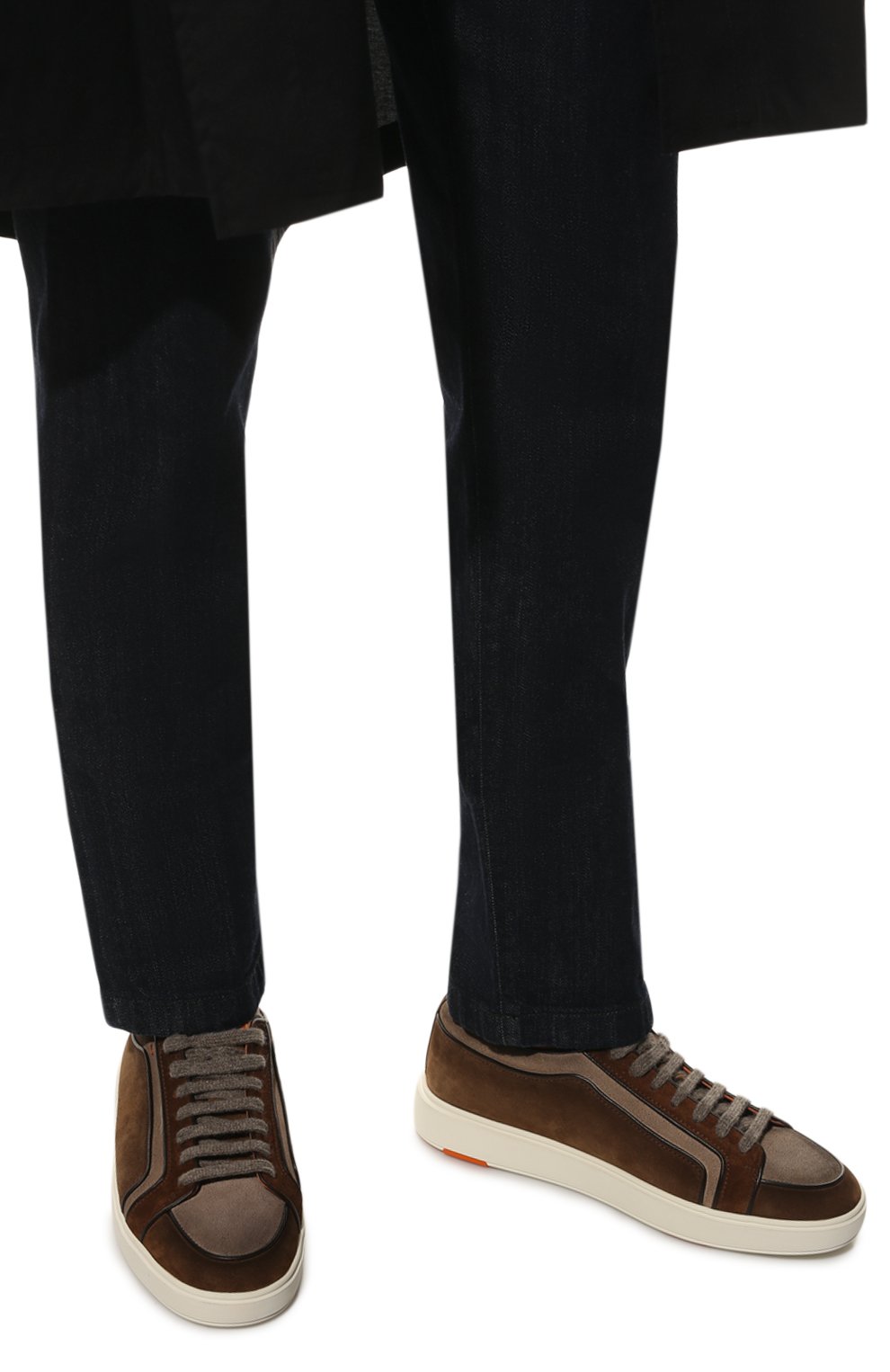 Замшевые кеды SANTONI, арт. MBCD21753BARBEIRS45, фото 3