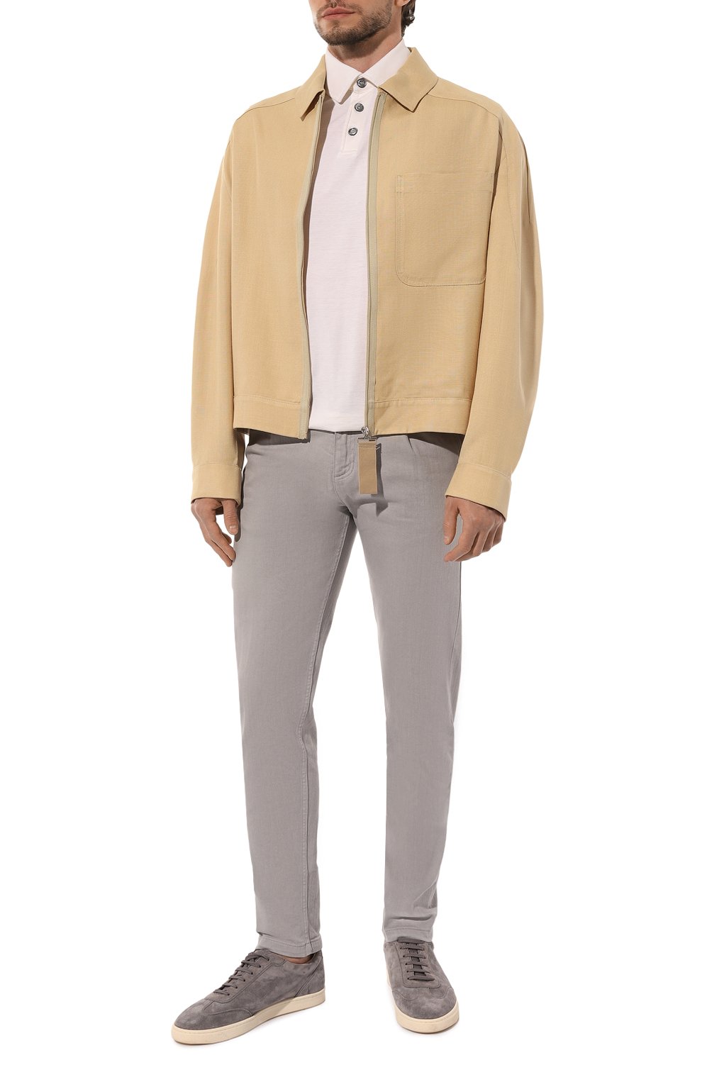 Поло из шелка и хлопка KITON, арт. UMK0356, фото 2