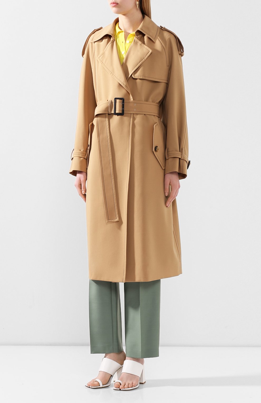 Шерстяной тренч MARNI, арт. SPMA0039HU/TW839, фото 3