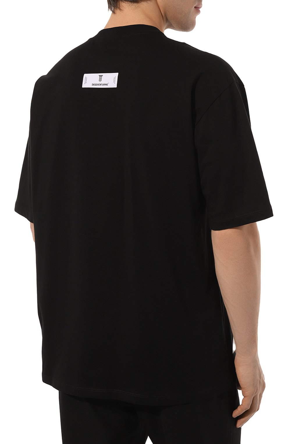 Хлопковая футболка DIEGO VENTURINO, арт. D3S3DVTS0MGCS, фото 4