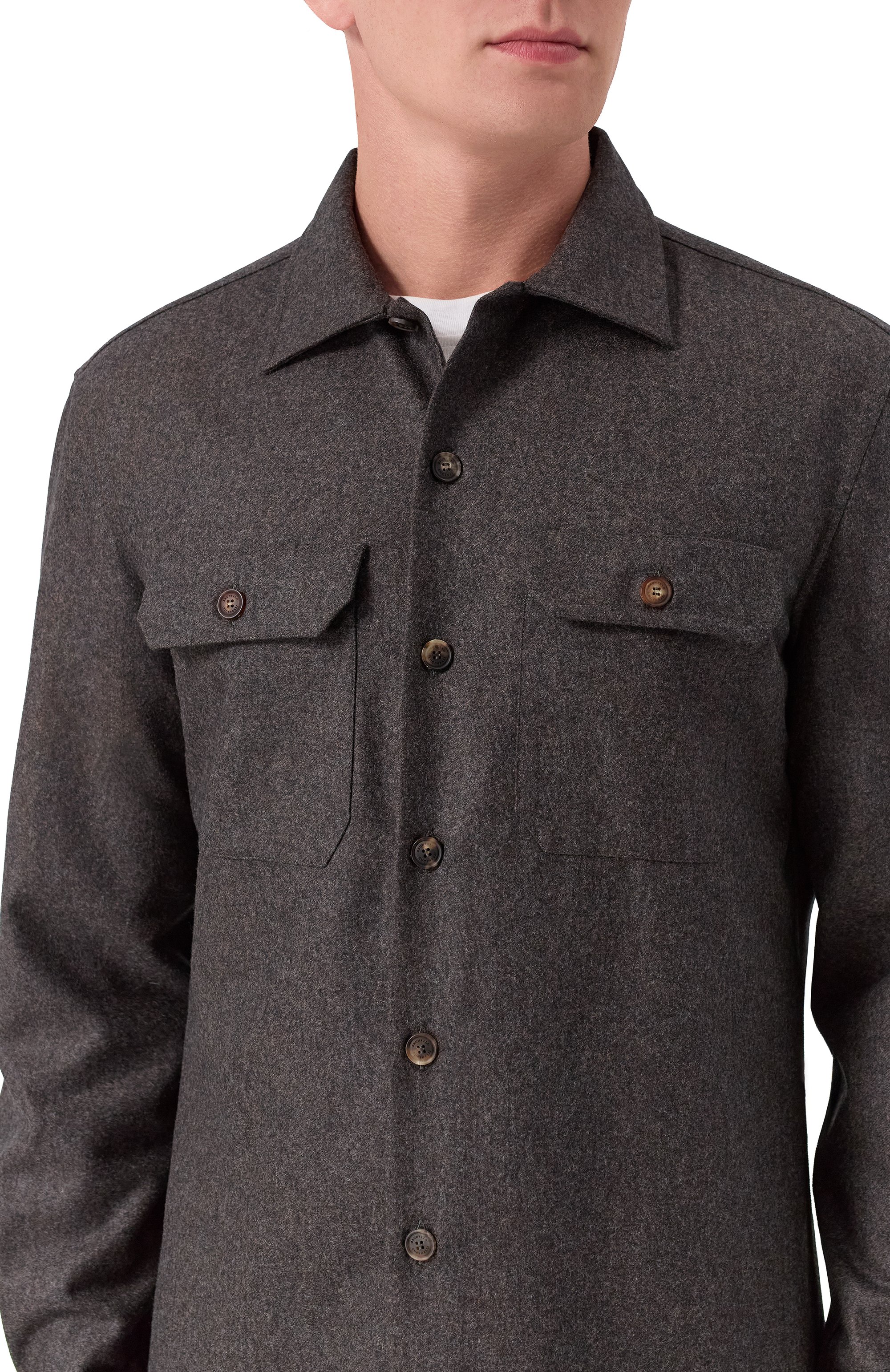 Шерстяная рубашка BRUNELLO CUCINELLI, арт. M038P0720, фото 5