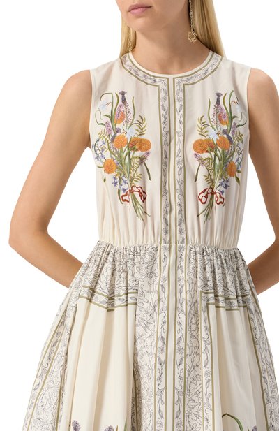 Хлопковое платье GIAMBATTISTA VALLI, арт. 25SSPVCA5028-57PRI, фото 5
