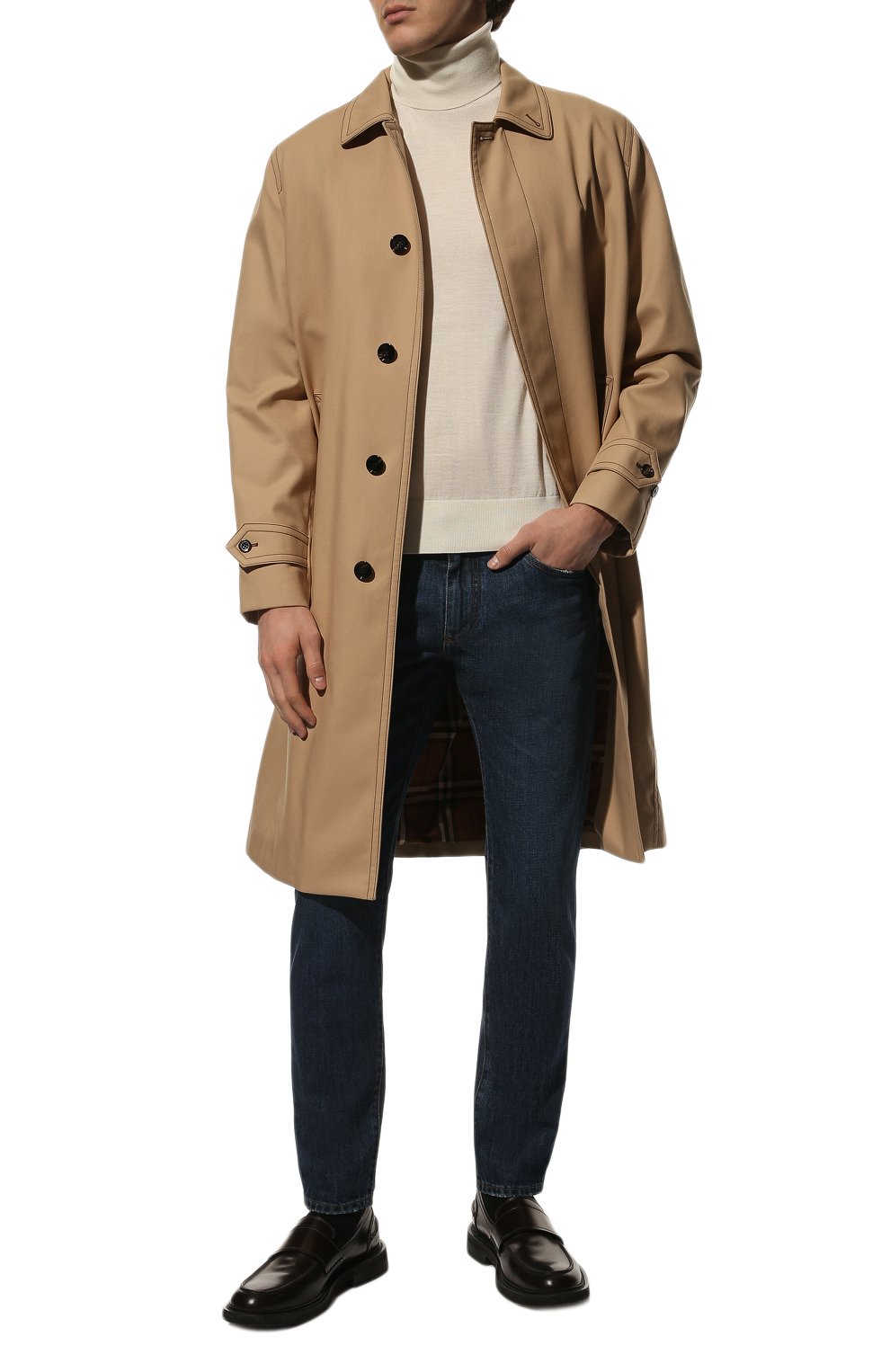 Водолазка из кашемира и шелка DOLCE & GABBANA белого цвета по цене 89200 руб., арт. GXL03T/JDMS4, фото 2 Водолазка из кашемира и шелка DOLCE & GABBANA, арт. GXL03T/JDMS4, фото 2