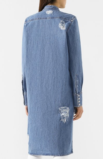 Джинсовая рубашка BALMAIN, арт. RF22261/D047, фото 4