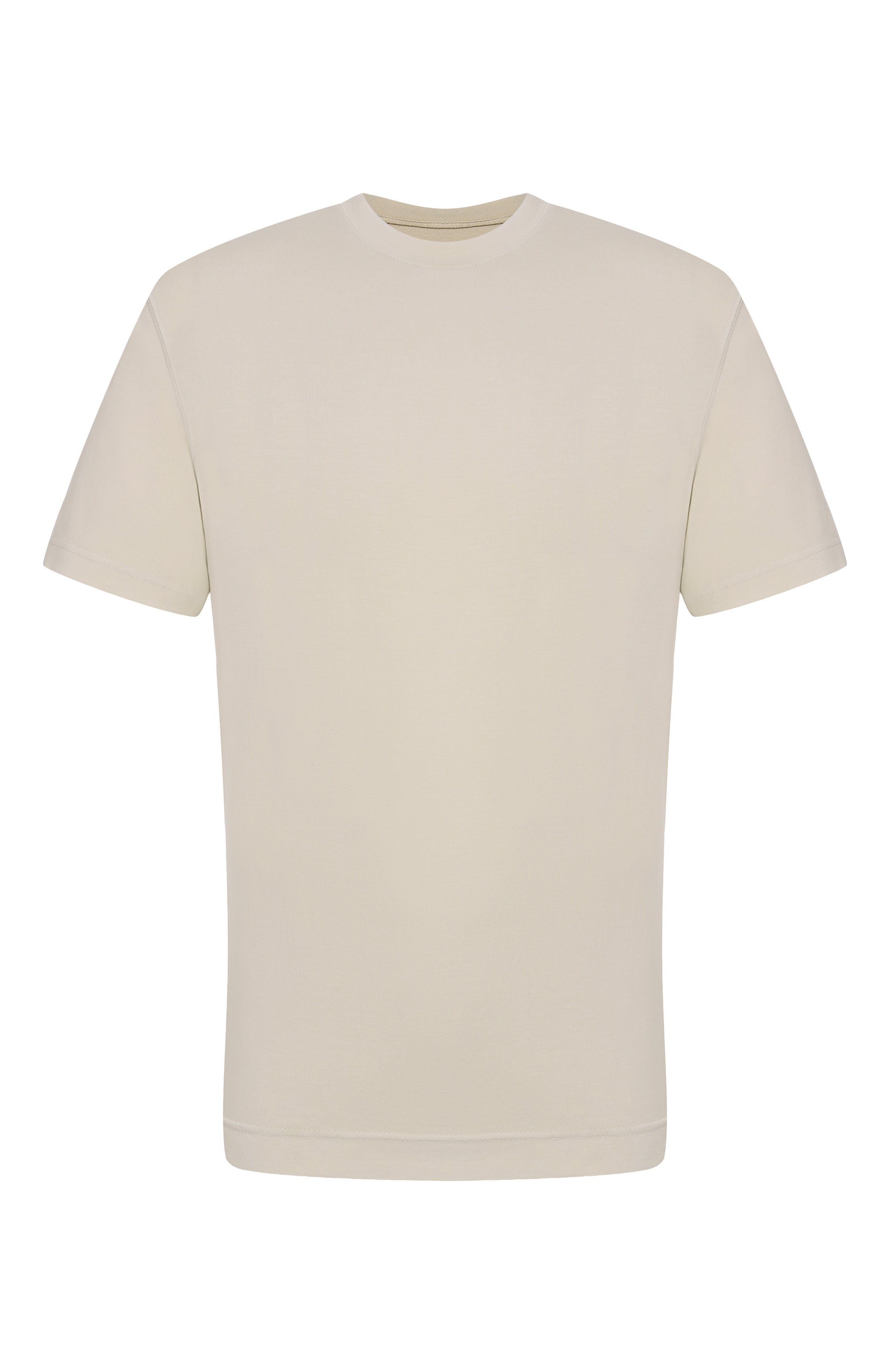 Хлопковая футболка CIRCOLO 1901 светло-бежевого цвета по цене 15450 руб., арт. CN5218, фото 1 Хлопковая футболка CIRCOLO 1901, арт. CN5218, фото 1