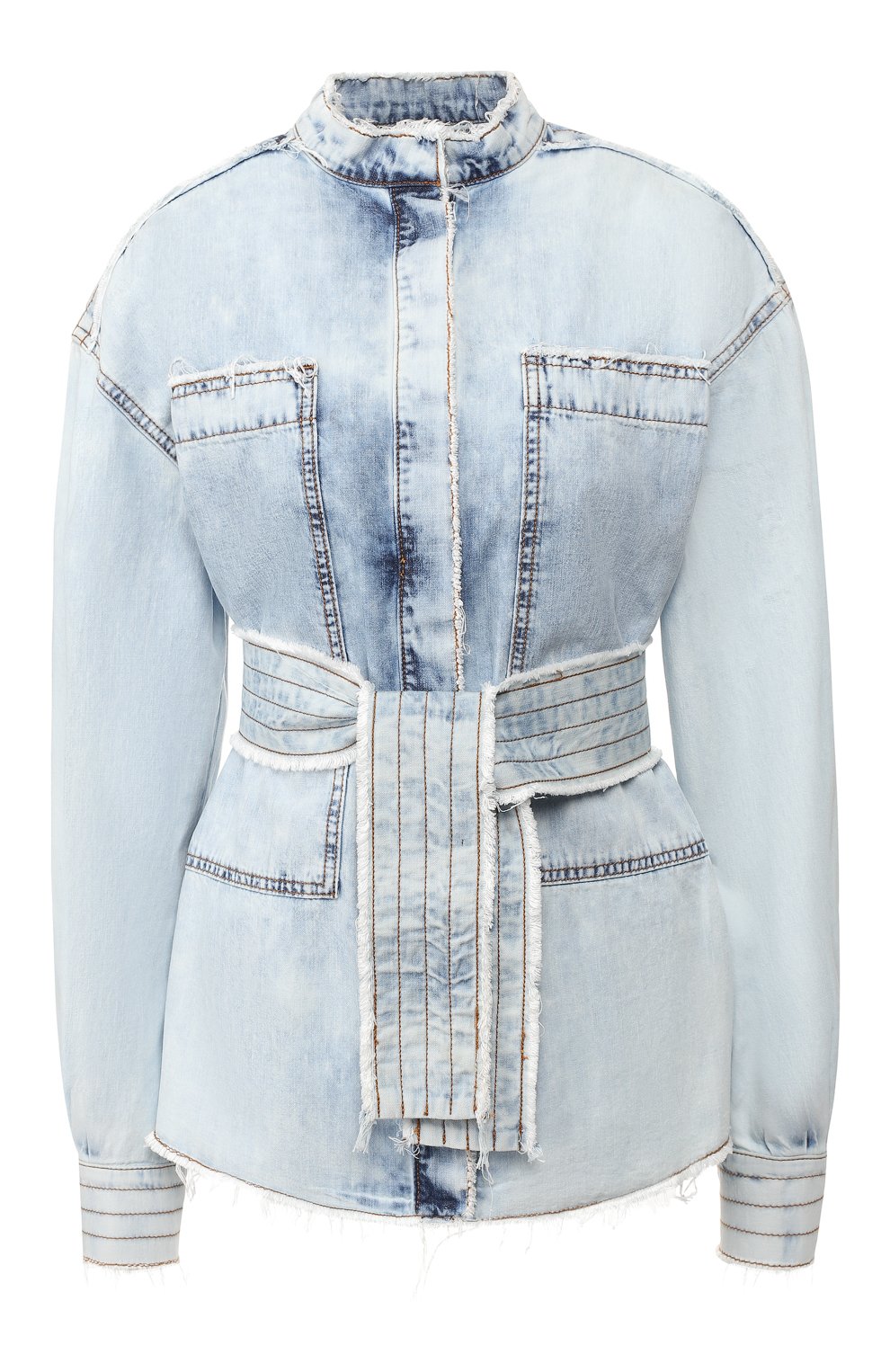 Джинсовый жаке т BALMAIN, арт. RF02410/D053, фото 1