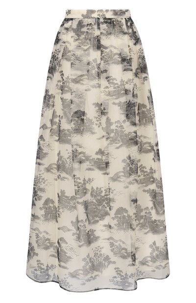 Женская шелковая юбка MAX MARA STUDIO, арт. MSESABBIA