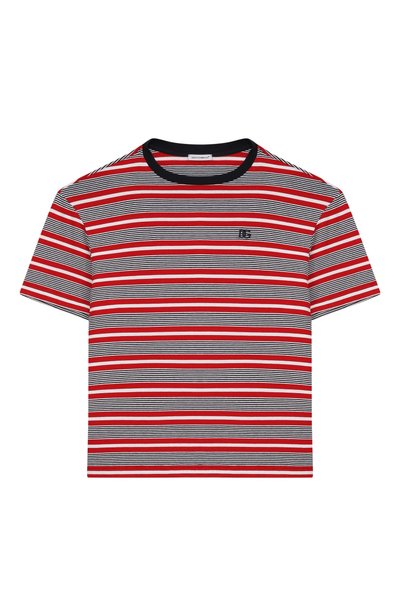 Футболка из вискозы и хлопка DOLCE & GABBANA, арт. L4JTJW/FBGAS