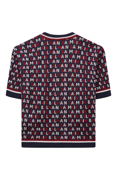 Кардиган BALMAIN синего цвета по цене 35150 руб., арт. BU9A41, фото 2 Кардиган BALMAIN, арт. BU9A41, фото 2