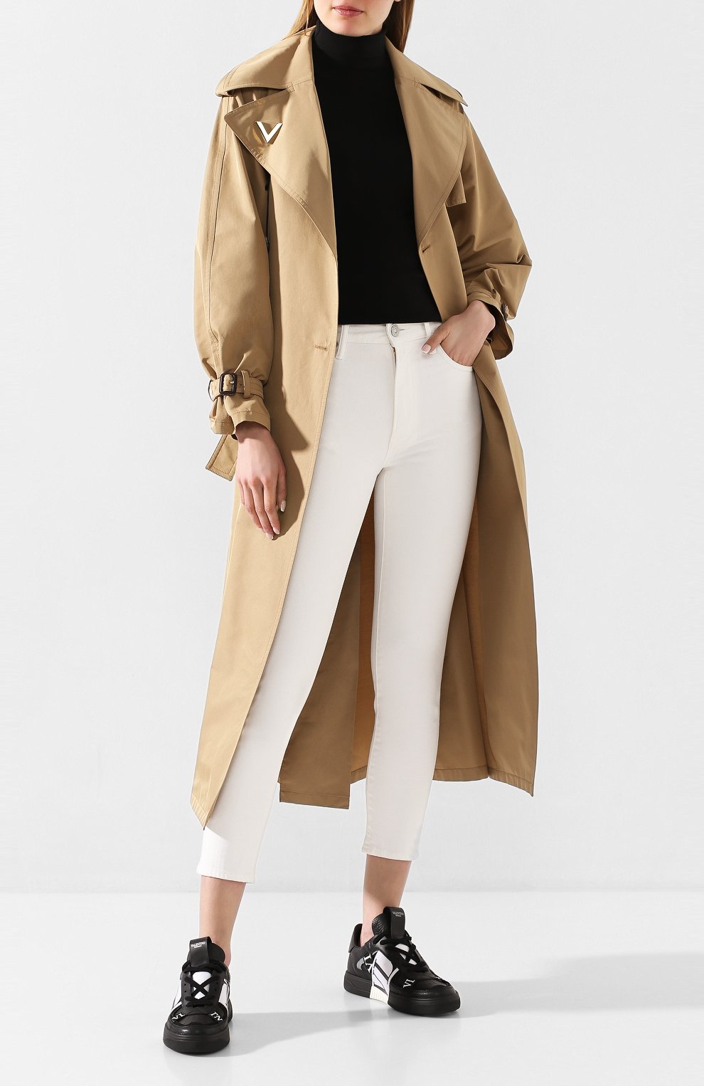 Кожаные кеды vl7n VALENTINO, арт. TW2S0V66/WRQ, фото 2