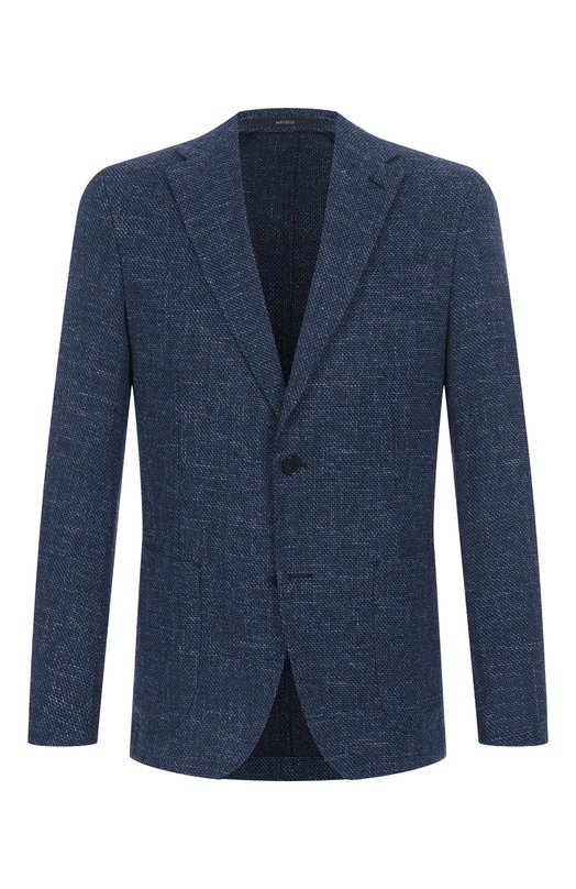 Пиджак из хлопка и вискозы Windsor 13 GIR0 10019382/30046376 Синий 13 GIR0 10019382/30046376