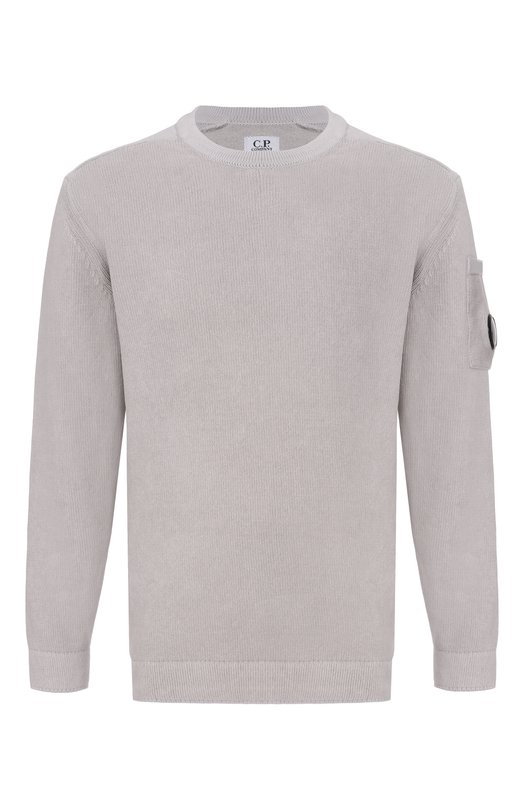 Хлопковый джемпер C.P. Company 20CMKN091A/005687G Серый 20CMKN091A/005687G
