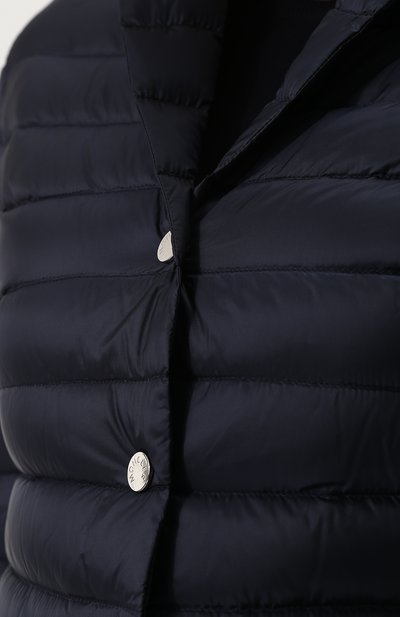 Однотонный стеганый пуховик с воротником-стойкой MONCLER, арт. D1-093-35300-94-53048, фото 5