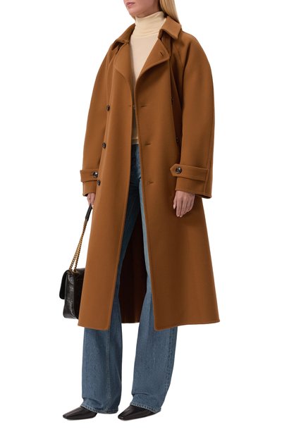 Пальто из шерсти и кашемира CELINE, арт. RM0600W52, фото 2