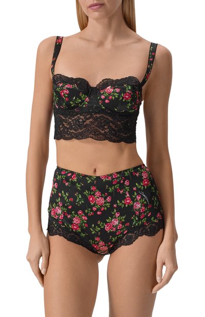 Шелковые трусы-слипы с завышенной талией DOLCE & GABBANA, арт. 02E02T/0N0C2, фото 2