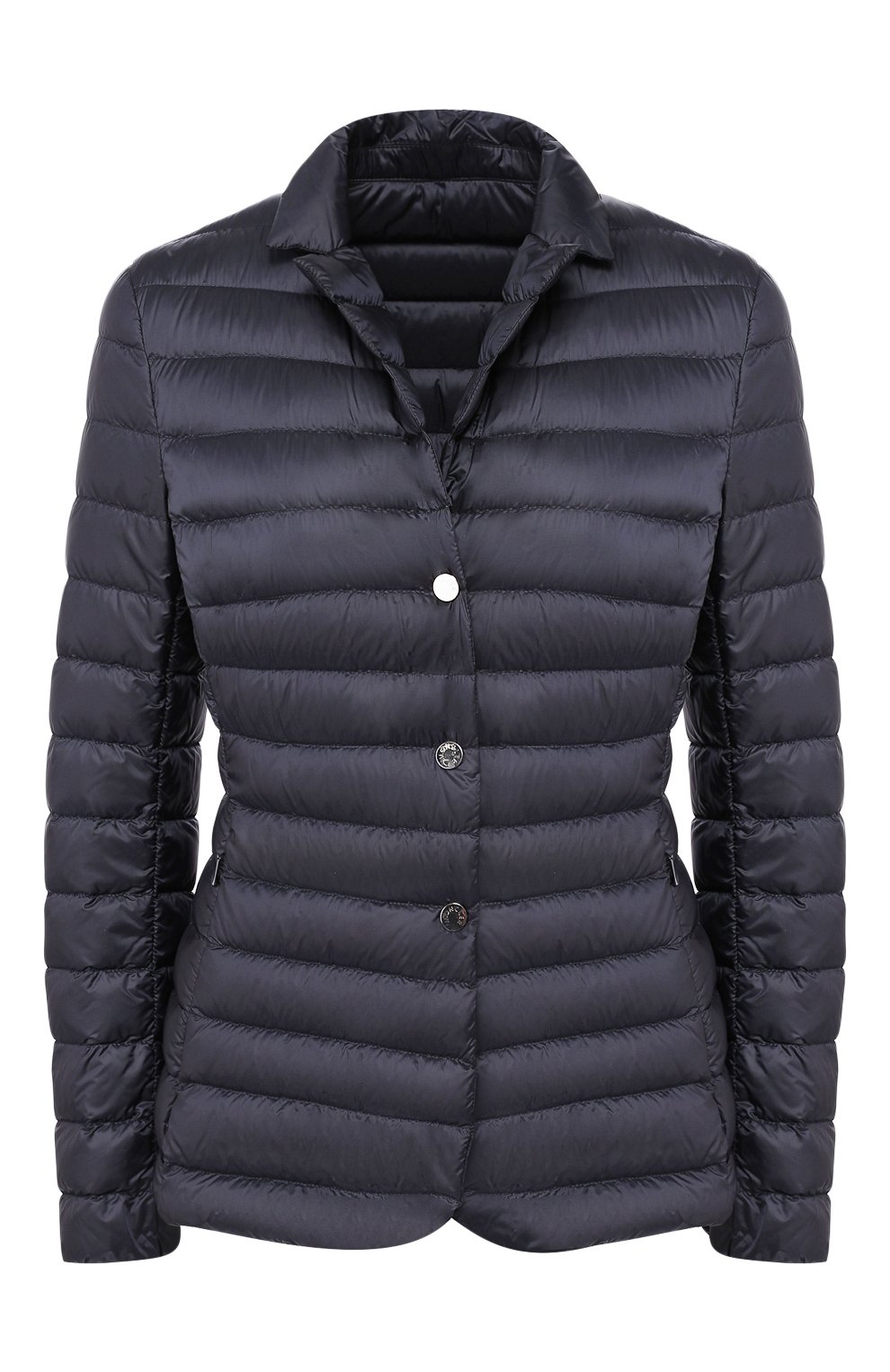 Пуховая куртка MONCLER темно-синего цвета по цене 51600 руб., арт. E1-093-35300-94-53048, фото 1 Пуховая куртка MONCLER, арт. E1-093-35300-94-53048, фото 1