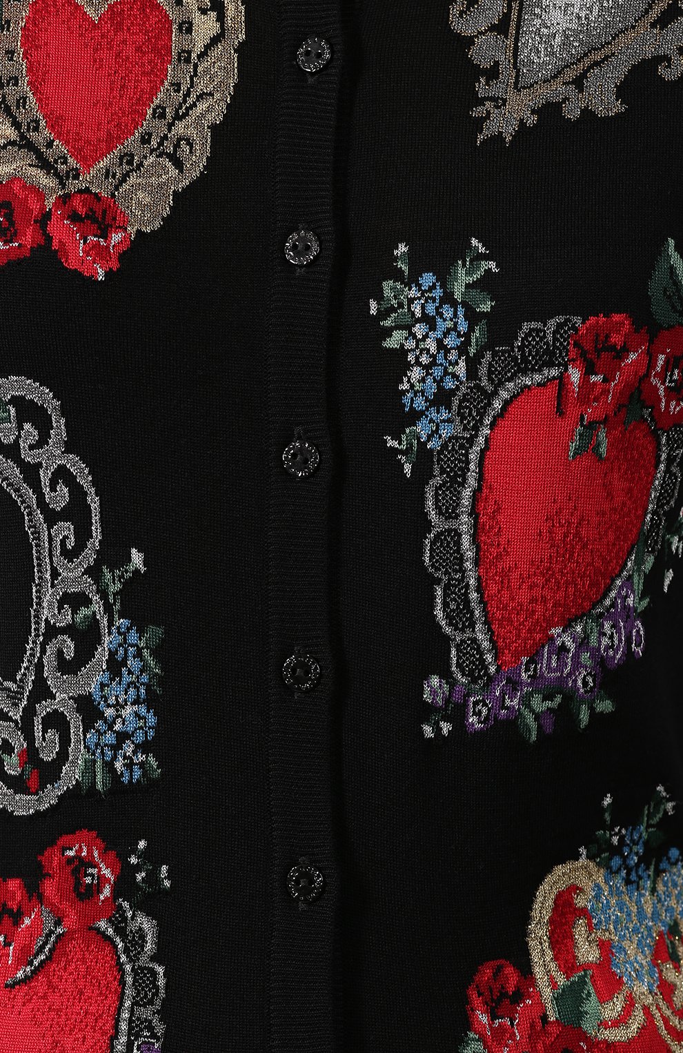 Кардиган из смеси шерсти и шелка с вискозой DOLCE & GABBANA, арт. FX359T/JAMUP, фото 5