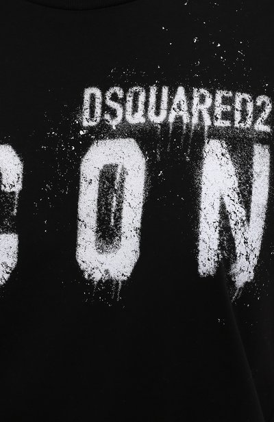 Хлопковая футболка DSQUARED2,  арт. S80GC0034/S23009, фото 5