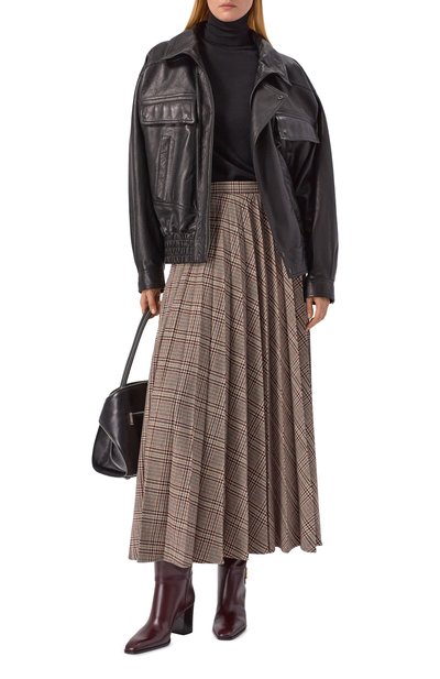 Шерстяная юбка SAINT LAURENT, арт. 843874/Y3D12, фото 2