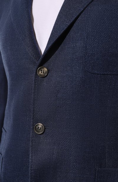Пиджак изо льна и шерсти BRUNELLO CUCINELLI, арт. MW4827BND, фото 5