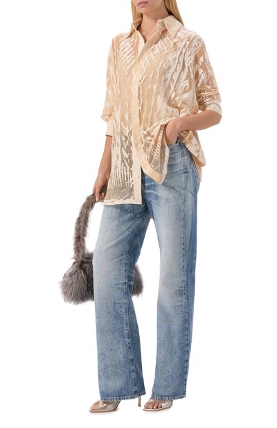 Хлопковая блузка c-overy DIESEL, арт. A21578/0SHAY, фото 2