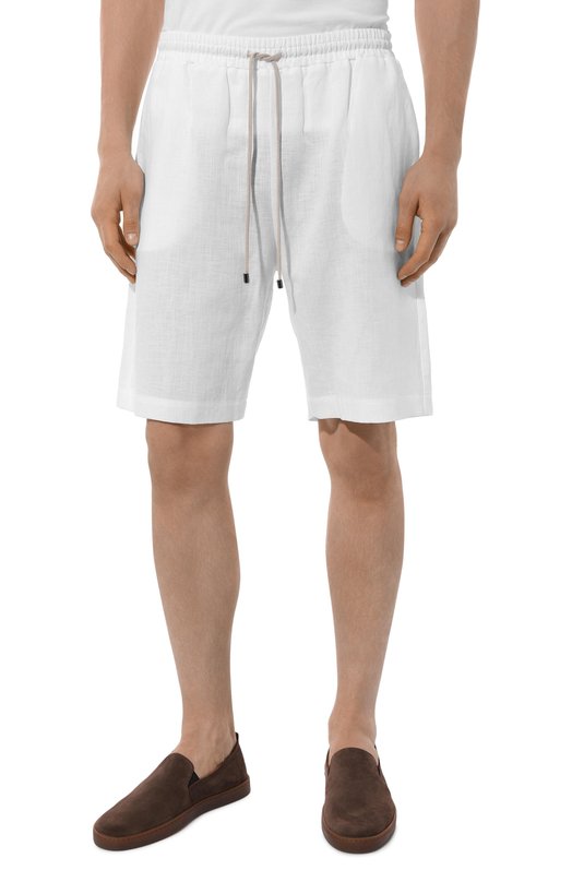 Шорты изо льна и хлопка Zimmerli 27100 Белый  27100 Фото 3