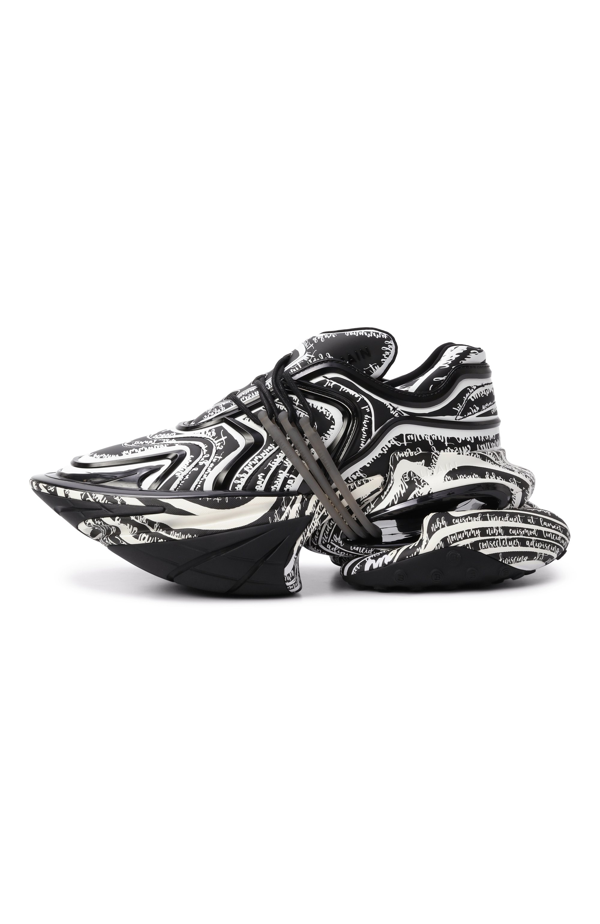 Комбинированные кроссовки unicorn wave BALMAIN, арт. EM1VI362/KRCT, фото 4