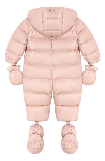 Пуховый комбинезон HERNO розового цвета по цене 58200 руб., арт. PI000008K/12017Z/6M-9M, фото 2 Пуховый комбинезон HERNO, арт. PI000008K/12017Z/6M-9M, фото 2