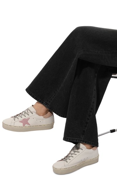 Кожаные кеды hi star GOLDEN GOOSE DELUXE BRAND белого цвета по цене 54350 руб., арт. GWF00118.F004723, фото 3 Кожаные кеды hi star GOLDEN GOOSE DELUXE BRAND, арт. GWF00118.F004723, фото 3