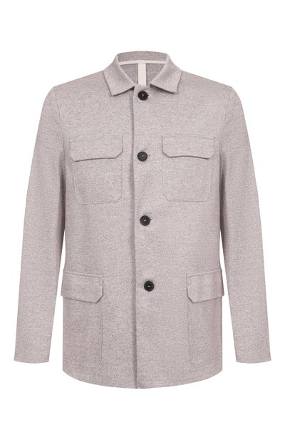 Мужская куртка из хлопка и льна HARRIS WHARF LONDON, арт. C9375PDB