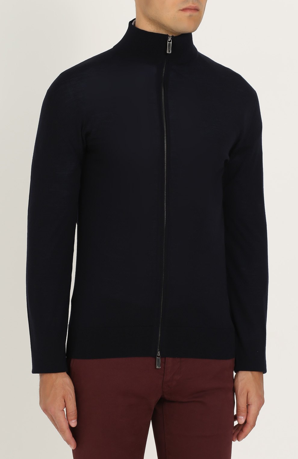 Шерстяной кардиган на молнии ZEGNA, арт. UNM00/157, фото 3