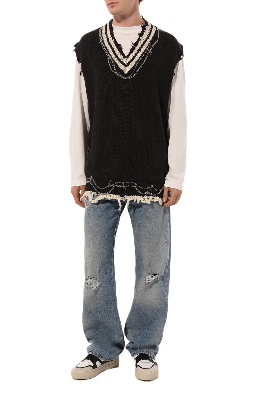 Хлопковые жилет R13, арт. R13WY234-Y140B, фото 2