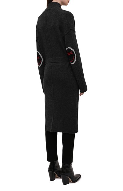 Шерстяной кардиган ZADIG AND VOLTAIRE темно-серого цвета по цене 72150 руб., арт. WKMZ2409F, фото 4 Шерстяной кардиган ZADIG AND VOLTAIRE, арт. WKMZ2409F, фото 4