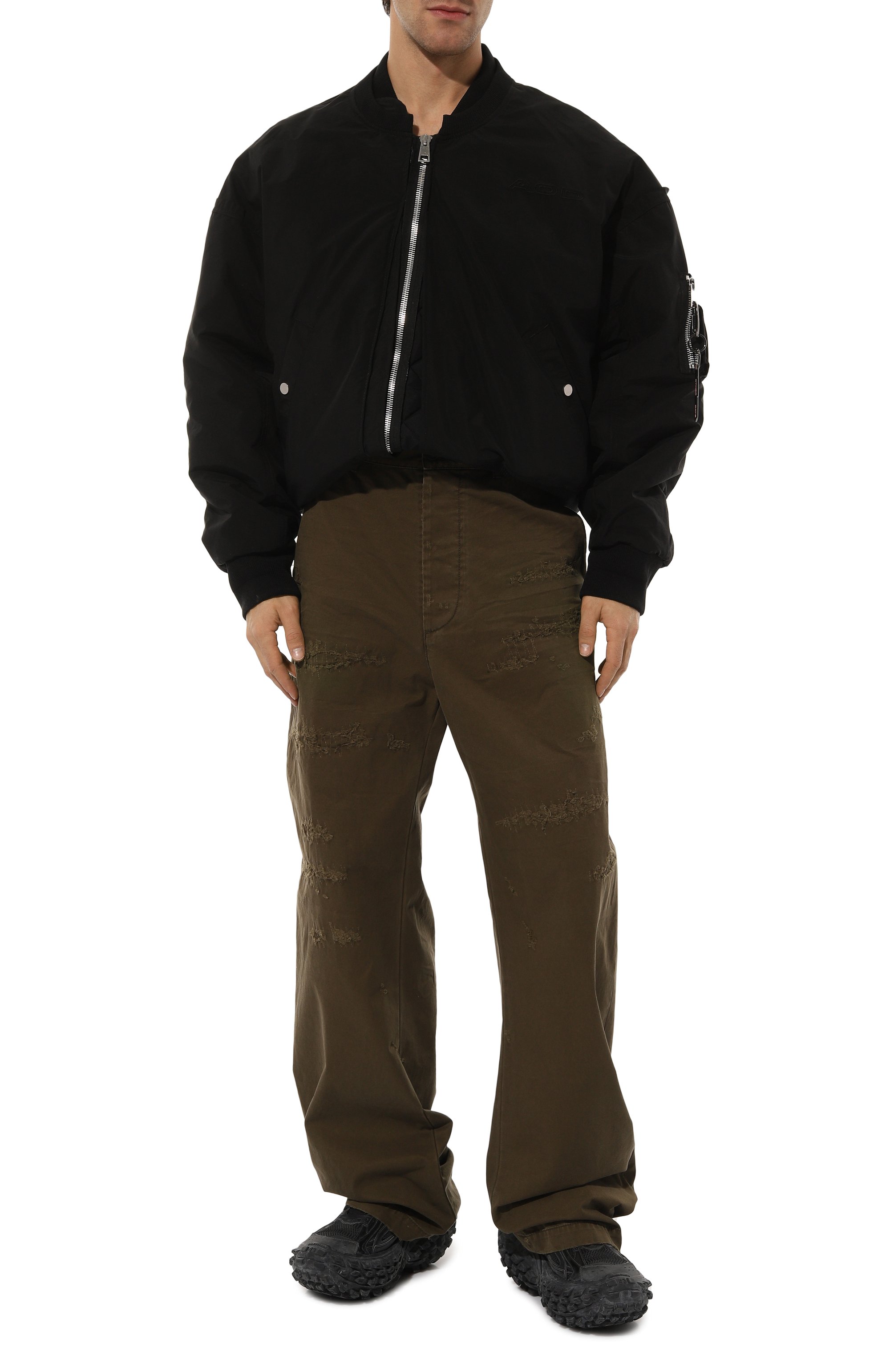 Комбинированные кроссовки bouncer BALENCIAGA, арт. 685613W2RA6 1000, фото 2