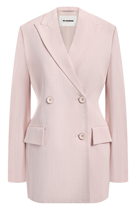 

Жакет из вискозы и шелка Jil Sander, Розовый