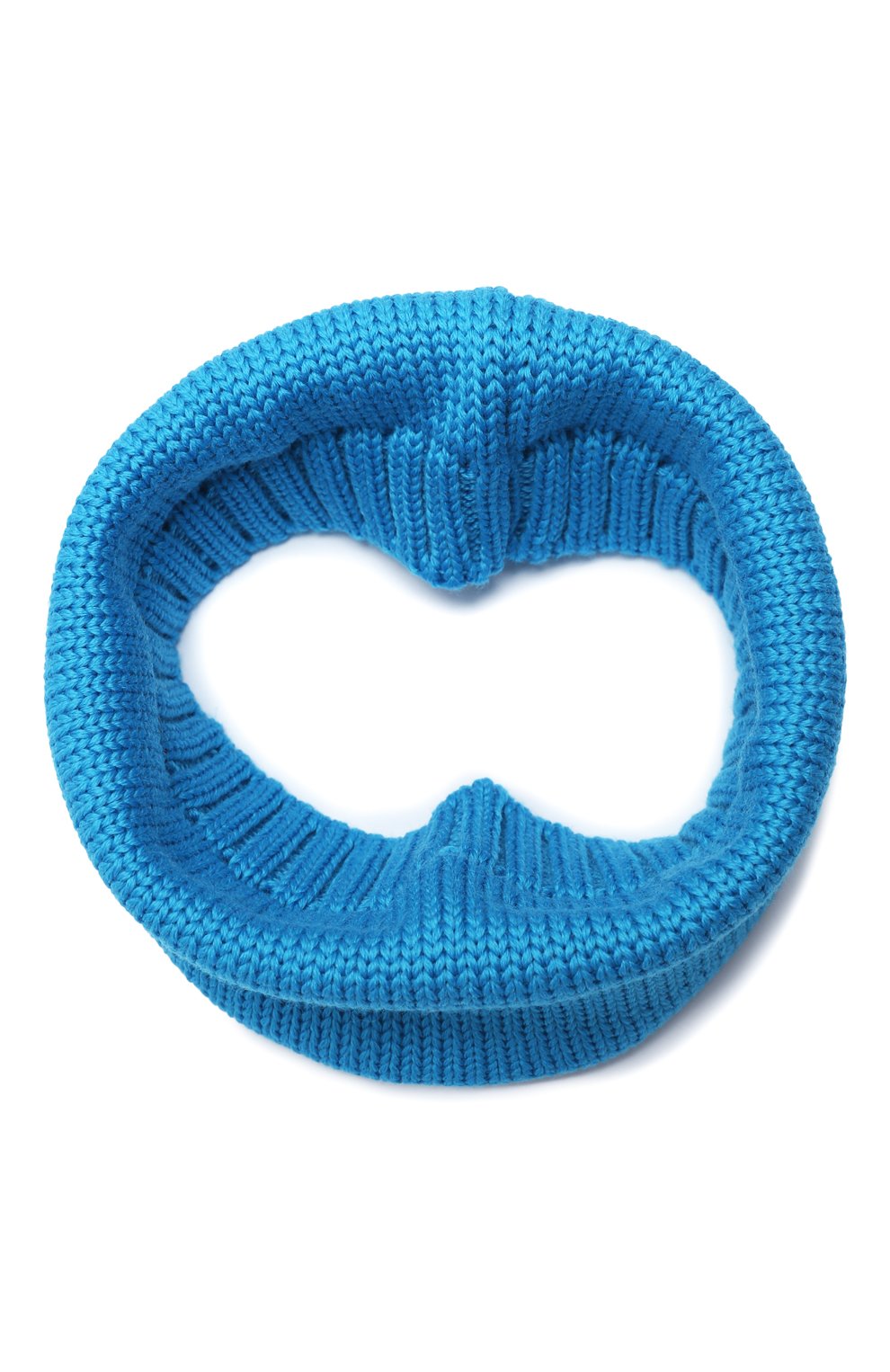 Шерстяной шарф-снуд CATYA голубого цвета по цене 5995 руб., арт. 024755, фото 1 Шерстяной шарф-снуд CATYA, арт. 024755, фото 1