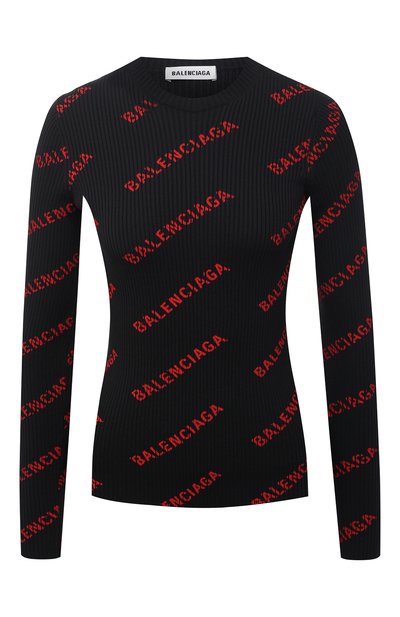 Женский пуловер с логотипом бренда BALENCIAGA, арт. 570844/T6140