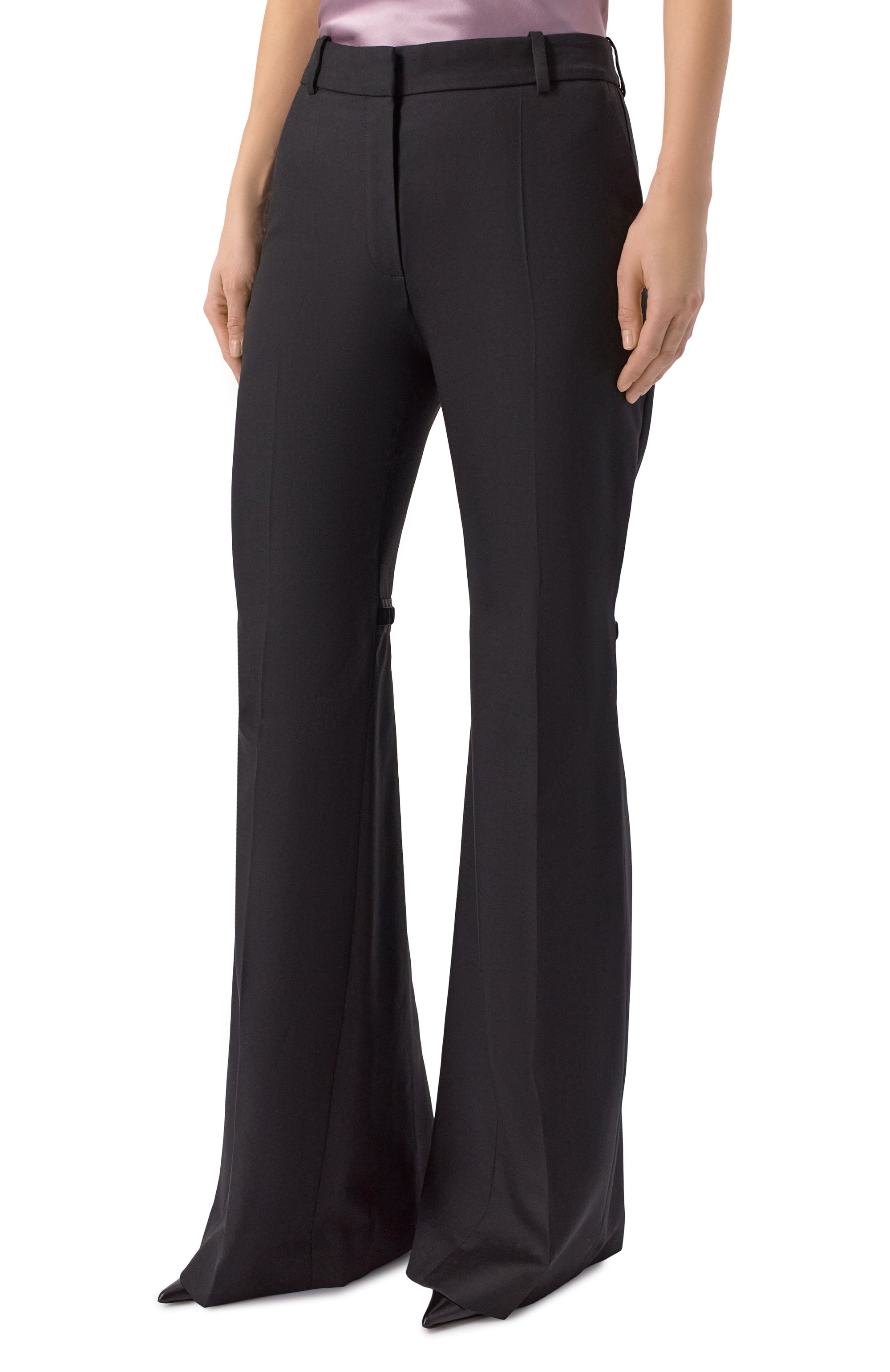 Шерстяные брюки NINA RICCI черного цвета по цене 137500 руб., арт. 26PCPA007/WV0323, фото 3 Шерстяные брюки NINA RICCI, арт. 26PCPA007/WV0323, фото 3