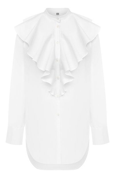 Хлопковая блузка TOTEME, арт. CABRERA 203-754-710, фото 1