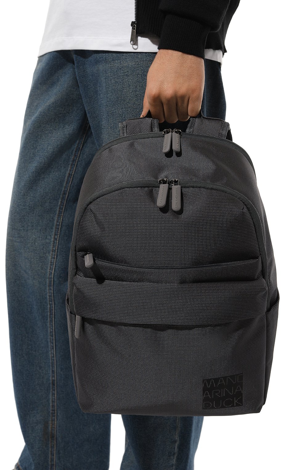 Рюкзак district MANDARINA DUCK серого цвета по цене 29990 руб., арт. KPT01-465, фото 2 Рюкзак district MANDARINA DUCK, арт. KPT01-465, фото 2