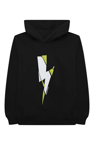 Хлопковое худи NEIL BARRETT KIDS, арт. 032247, фото 1