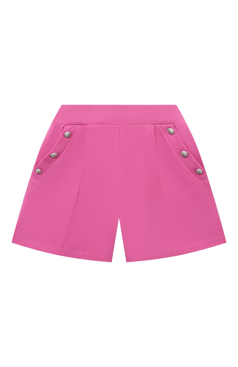 Хлопковые шорты BALMAIN фуксия цвета по цене 27000 руб., арт. BV6B19, фото 1 Хлопковые шорты BALMAIN, арт. BV6B19, фото 1